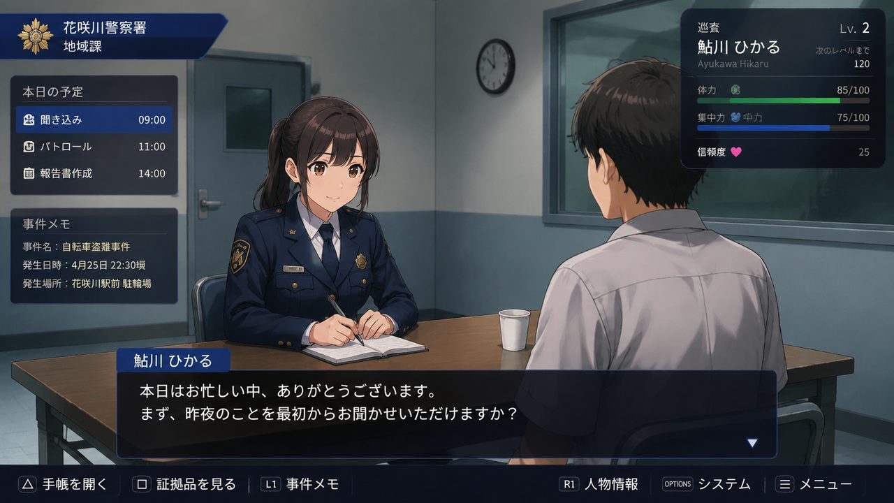 极道无赖EX 女警鮎川光 故事片段 实机截图 4